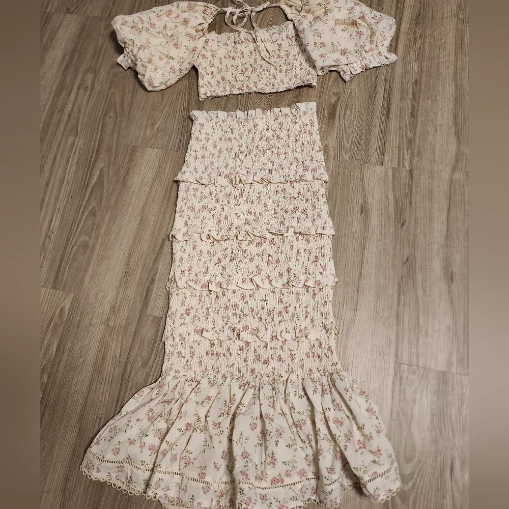 Mable Floral  Skirt Set - Picture 6 of 12